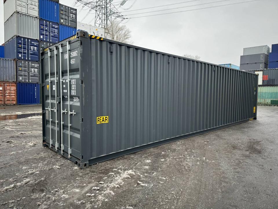 CONTENEDOR MARÍTIMO DE 40 PIES HC CON DOBLE PUERTA - NUEVO