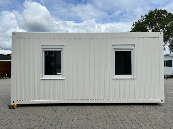 CONTENEDOR DE OFICINA 6 X 3 M CON DOS VENTANAS LATERALES