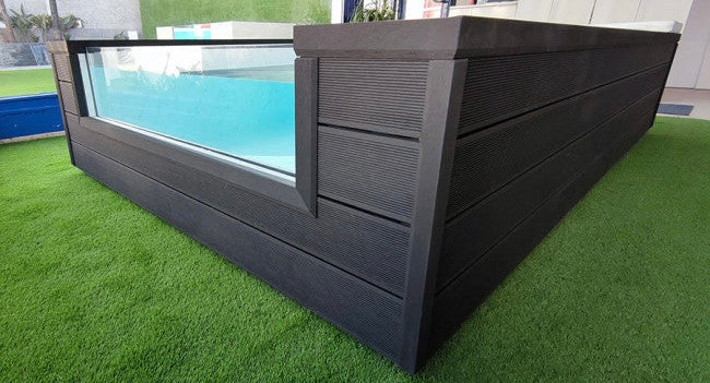 PISCINA ELEVADA ACERO RÍGIDO ILÚ AGUA