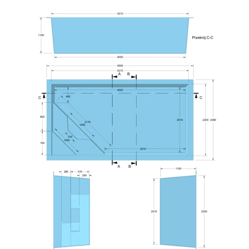 PISCINA ELEVADA WPC