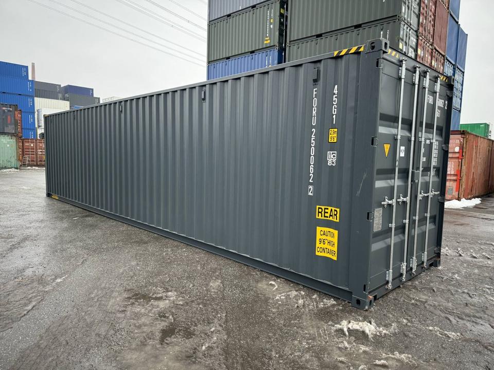 CONTENEDOR MARÍTIMO DE 40 PIES HC CON DOBLE PUERTA - NUEVO