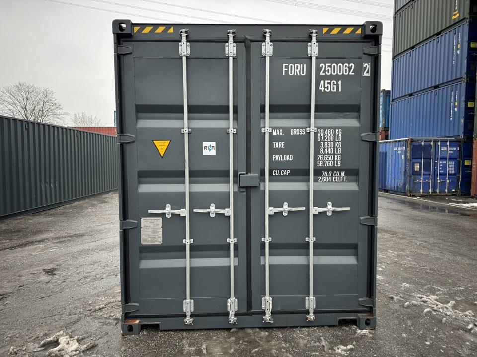 CONTENEDOR MARÍTIMO DE 40 PIES HC CON DOBLE PUERTA - NUEVO